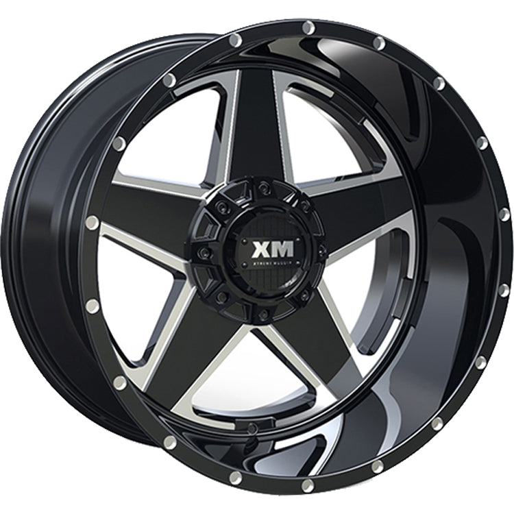XM-315 GLOSS BLACK MILLED [ GLOSS BLACK MILLED ] [ 17x9