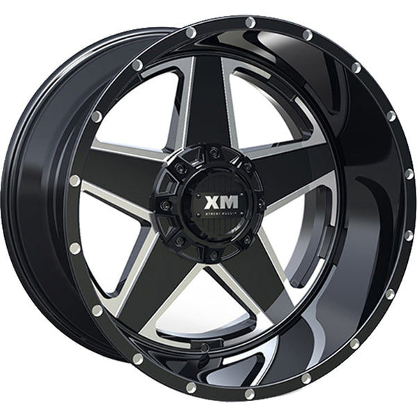 XM-315 GLOSS BLACK MILLED [ GLOSS BLACK MILLED ] [ 17x9